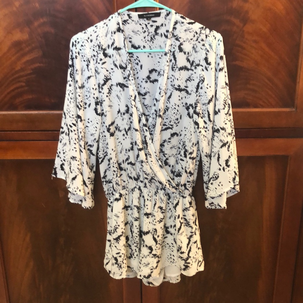 Dressy Animal Print Romper